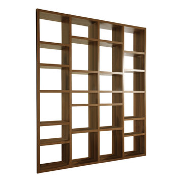 Torero Walnut Bookcase/Room Divider