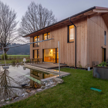 Holzhaus Siegsdorf Südostansicht