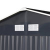 Outsunny Metal Garden Shed Utility Tool Storage 11'x12.5'