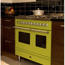 Green Smeg Kitchen - Kitchen Cabinetry