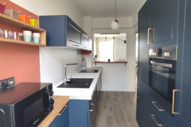 Idée de décoration pour une cuisine design.
