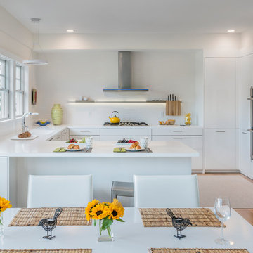 A modern surprise hidden inside a beachside Scituate home