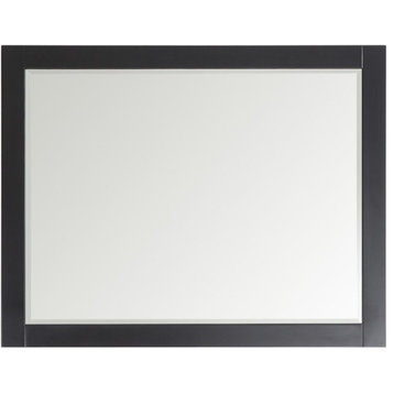 Vinnova Florence 48" Bathroom Vanity Framed Wall Mirror in Espresso