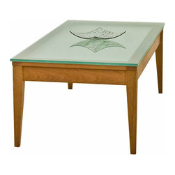 Classic Shaker Glass Top Coffee Table - Coffee Tables