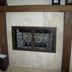 Wrought Iron Fireplace Screens - Products