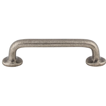 Top Knobs M1385 Rounded 4 Inch Center to Center Handle Cabinet - Silicon Bronze