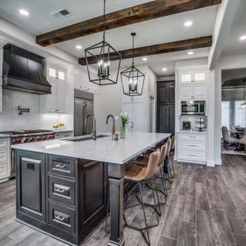 Kitchen, Living Room, Laundry Room & Bar (Frisco, TX)