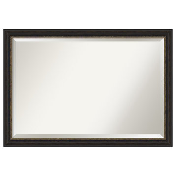 Accent Bronze Narrow Beveled Wall Mirror - 39.5 x 27.5 in.