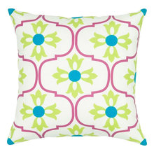navy lime and pink living room