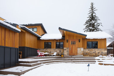 Trendy home design photo in Denver