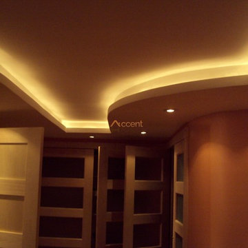 Classic Tray Coffered Ceiling in Living Room in a House King City