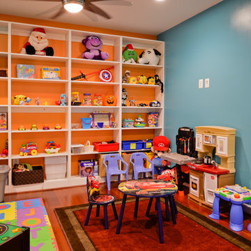A New Attractive Basement for Today's Family Entertainment