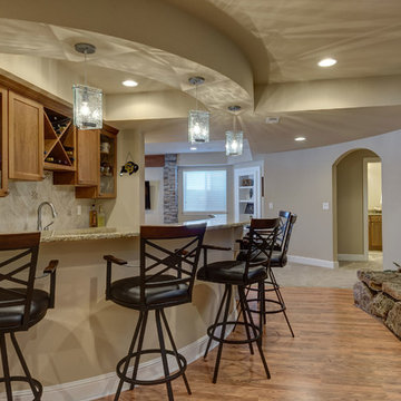 Basement Wet Bar and Fountain