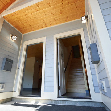 Cross laminatedtimber townhome apartments