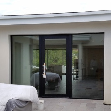 Corona Del Mar Modern Home, Square Gutters and Downspouts in .032 Aluminum