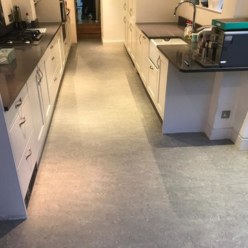 Marmoleum Flooring To Kitchen In Vauxhall