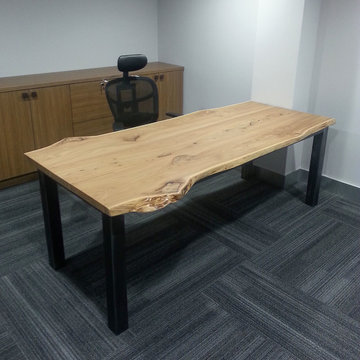 Live Edge Maple Office Desk