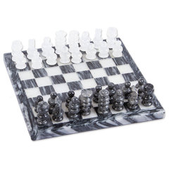 Onyx and Marble Chess Set in Brown and Beige (13.5 in.) - Nature's  Challenge