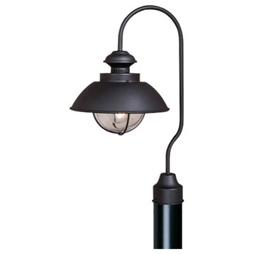 Harwich 10" Outdoor Post Light Textured Black