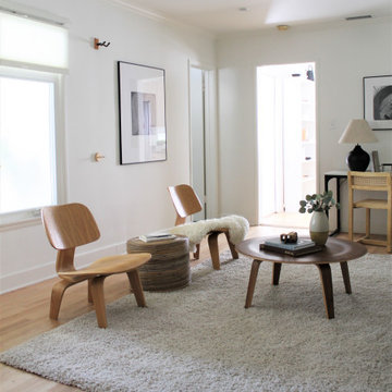 Eames Molded Plywood Furniture in LA Remodel