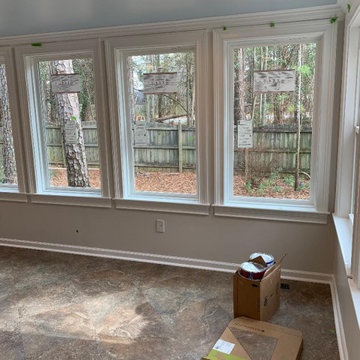 SWAIN SCREENPORCH REMODEL CONVERT TO SUNROOM - AFTER PICTURES