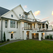 Contemporary Painted Brick Exterior