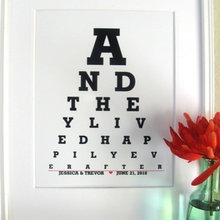 Modern Art Sign with Words