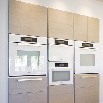 Cabinets Flush Installed Into Wall