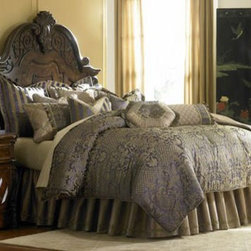 AICO Furniture - Charisma Royale King Size Bedding Ensemble Set - BCS-KS13-CHARI - Bedroom Products