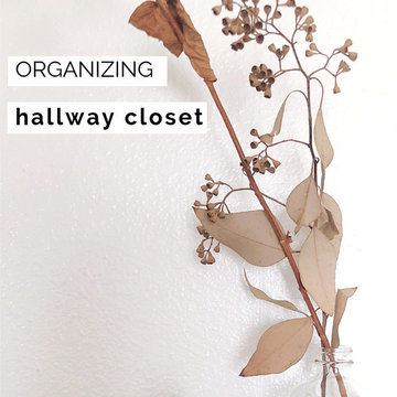 Hallway Closet Organization