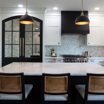 Antique Mirror Feature Kitchen