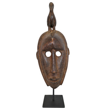 Consigned Dogon Bird Mask on Stand