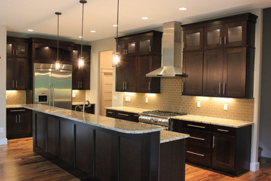 Inspiration for a contemporary kitchen remodel in Cedar Rapids