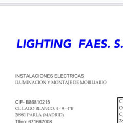 Lighting Faes sl