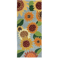 Sunflower Impression Indoor Rug, 26"x60"