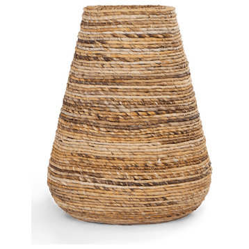 Two-Toned Abaca Basket Planter | dBodhi Java, Medium