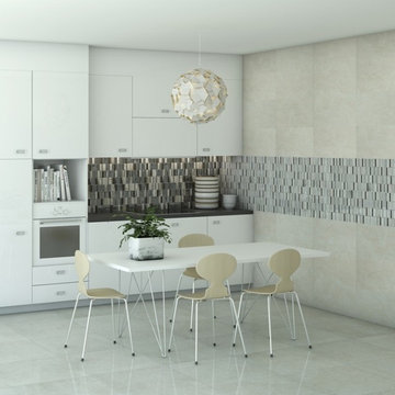 Stripes Sunset Grey Mosaic Tiles - Direct Tile Warehouse