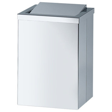 DW 113 Waste Basket in Polished Stainless Steel