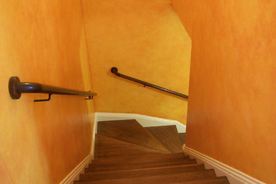 Example of an eclectic staircase design in San Francisco
