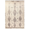 Bohemian One-of-a-Kind Moroccan Hand-Knotted Area Rug, Ivory, 9'x12'