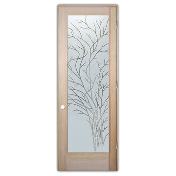 Interior Prehung Door or Interior Slab Door - Wispy Tree - Douglas Fir...