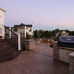 Backyard Design - Poconos - Stair And Step Lights