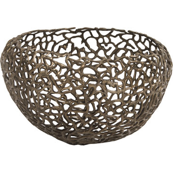 Aluminum Nest Basket - Bronze