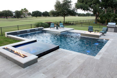 Pool - modern pool idea in Houston