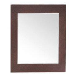 Avanity Prado Dark Walnut Bathroom Mirror 22 x 1.2 x 30 - Bathroom Mirrors