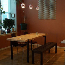 kitchen farm table and modern legs