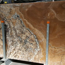 Marble Onyx Orange Multicolour - Bricks And Masonry