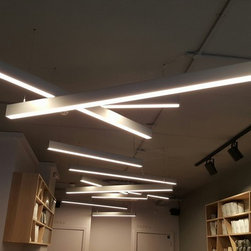 Network Cafe, Aungier St - Linear lighting designed by National Lighting - Products