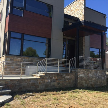 Exterior front steps/patio/porch railings