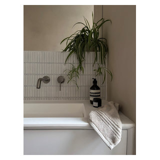 Microcement Bathroom - Scandinavian - Bathroom - Edinburgh - by Studio ...